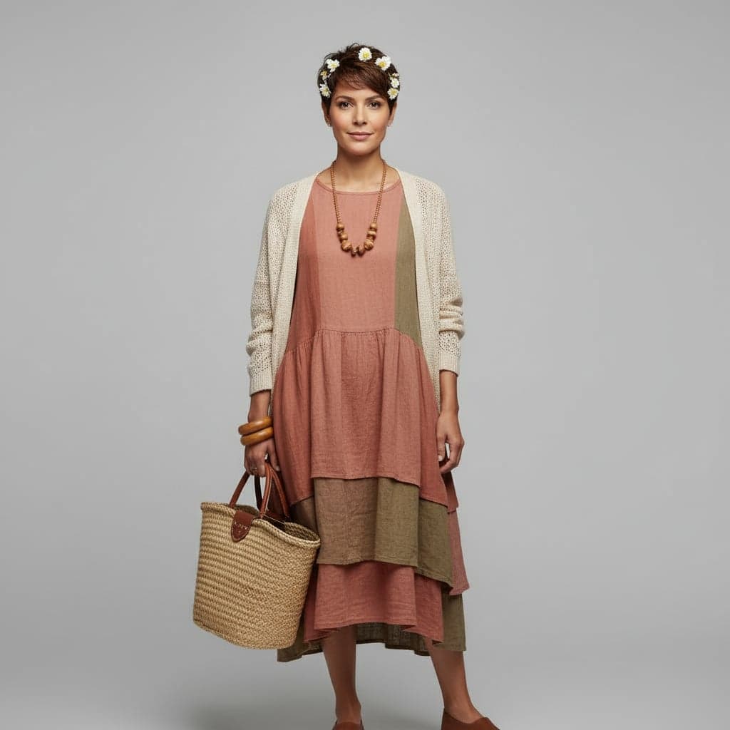 Metallic party outfit